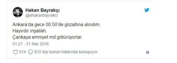 SONAR Başkanı Hakan Bayrakçı serbest bırakıldı - Resim : 1