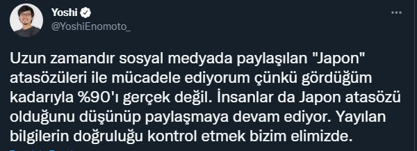 Twitter fenomeninden Erdoğan'a: Öyle bir Japon atasözü yok - Resim : 4
