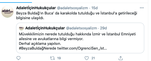 Üniversite öğrencisi Beyza Buldağ, 'halkı kin ve nefrete tahrik' suçlamasıyla tutuklandı - Resim : 2