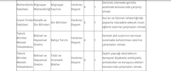Üniversite 'Şeytanla mücadele edecek' doçent arıyor - Resim : 1
