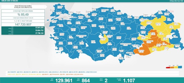 Hastaneler hariç, maske mecburi olmaktan çıktı - Resim : 1