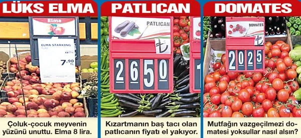 Zam üstüne yapılan zamla bütçesine darbe vurulan vatandaş pazarı müze gibi geziyor - Resim : 2