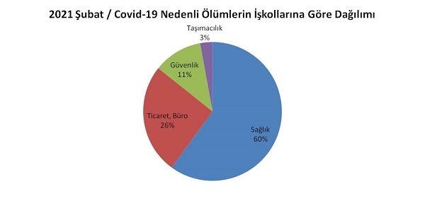 Şubat ayında en fazla iş cinayeti sağlık sektöründe gerçekleşti - Resim : 2