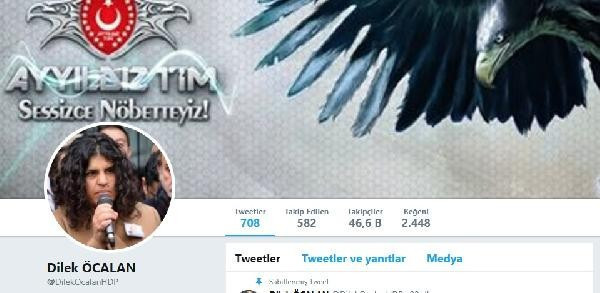 HDP Milletvekili Öcalan'ın Twitter hesabı hacklendi - Resim : 1