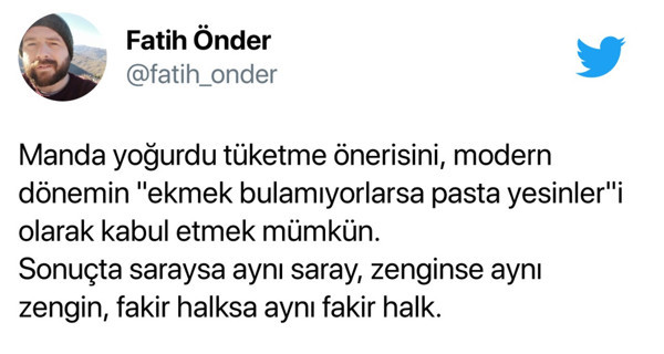 Erdoğan'a siyasilerden ve sosyal medyadan 'manda yoğurdu' tepkisi - Resim : 3