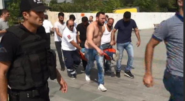 İstanbul Çağlayan Adliyesi önünde silahlı çatışma: 1 yaralı - Resim : 1