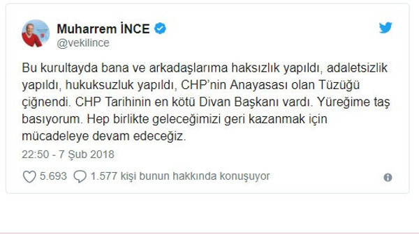 Muharrem İnce: Yüreğime taş basıyorum - Resim : 1