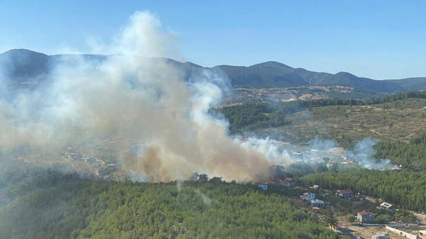 İzmir’de orman yangını - Resim : 1