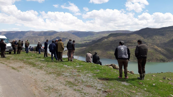 Peri Suyu üzerine kurulan barajda köprü için keşif yapıldı - Resim : 1