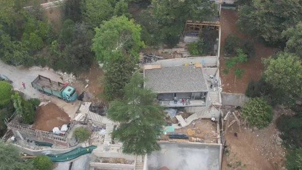Vaniköy'deki villanın ve yıkım çalışmalarının görüntüleri - Resim: 8