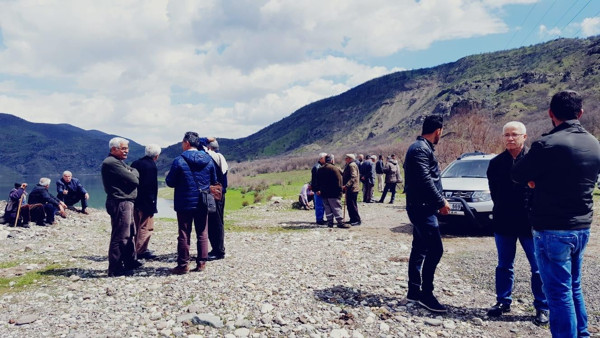 Peri Suyu üzerine kurulan barajda köprü için keşif yapıldı - Resim : 2