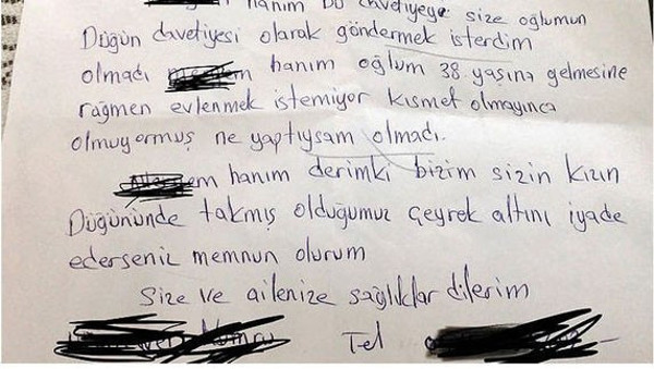 Oğlu evlenmeyince komşu kızına taktığı altını geri istedi - Resim : 1
