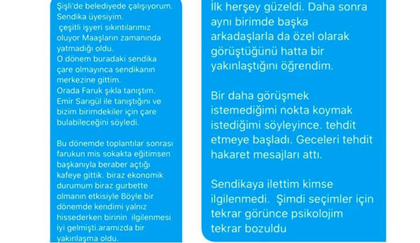 DİSK'te taciz beyanları tartışma yarattı - Resim : 2