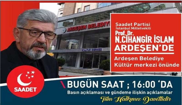 Cihangir İslam'ın Rize'deki konferansı engellendi - Resim : 1