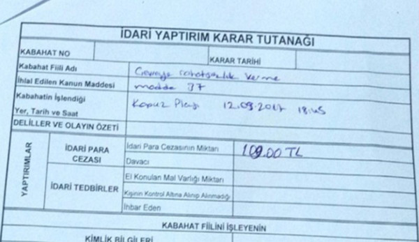 Plajda bira içen kadınlara önce taciz sonra gözaltı - Resim : 1