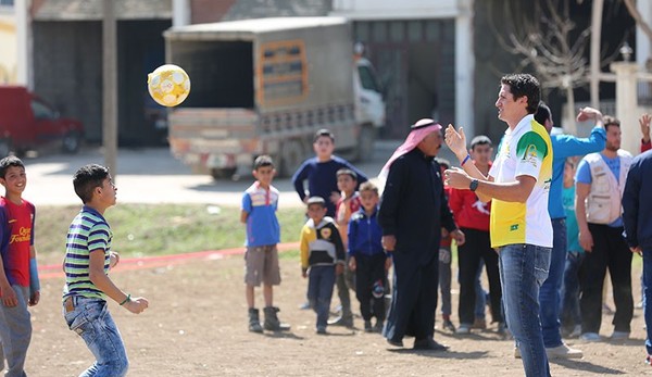 Barselona kulübü ile BM'den mülteci çocuklar için kampanya - Resim : 1