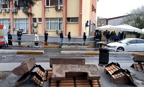Bakırköy'de koronavirüs testi kuyruğu - Resim : 1