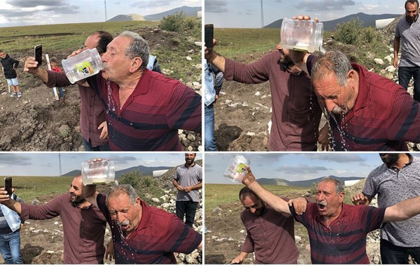 Digor'da çoban çocuklar su kaynağı buldu - Resim : 1