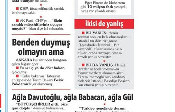 Hürriyet, Ahmet Hakan'ın yazısını sansürledi - Resim : 1