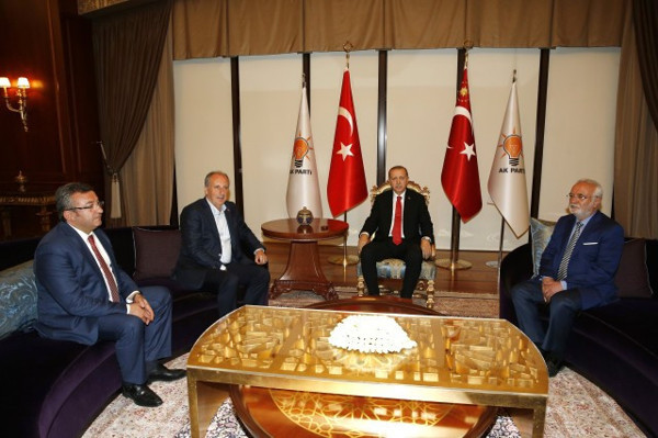 Erdoğan'la görüşen İnce: Başarılar diledik - Resim : 1