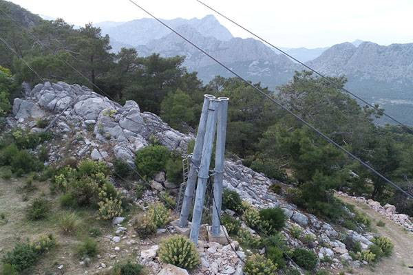 Antalya'daki teleferik faciası havadan görüntülendi - Resim: 7