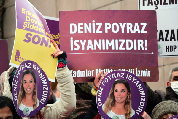 Dava öncesi kadınlar adliyeden seslendi: Deniz'e sözümüz mücadeleyi büyüteceğiz - Resim : 1