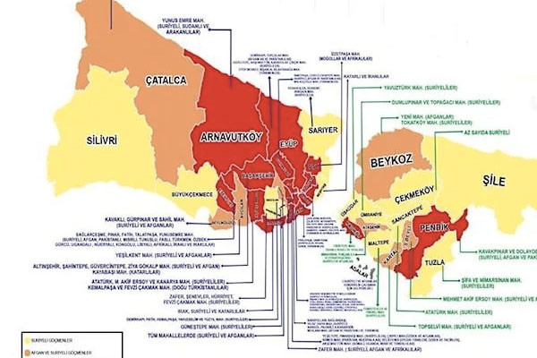 İşte İstanbul’un göç haritası: Her ülkeden insan var - Resim : 1