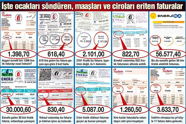 Elektrik faturasına isyan eden yurttaş: Bu parayla nasıl geçineceğimi anlatsınlar, artık ümidimi kestim - Resim : 1