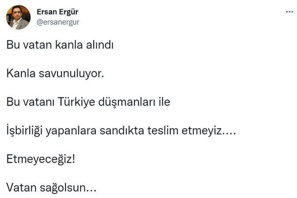 SADAT ve ASSAM yöneticisi, önce yazdı sonra sildi: Sandıkta teslim etmeyiz - Resim : 1