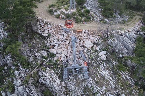 Antalya'daki teleferik faciası havadan görüntülendi - Resim: 8