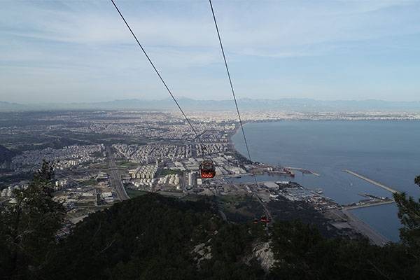 Antalya'daki teleferik faciası havadan görüntülendi - Resim: 9