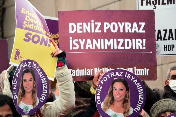 Dava öncesi kadınlar adliyeden seslendi: Deniz'e sözümüz mücadeleyi büyüteceğiz - Resim : 1