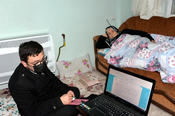 Davada tanık olan hasta kadın adliyeye gidemedi, evde mahkeme kuruldu - Resim : 2