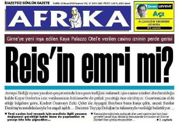 'KKTC'deki kumarhane izni Erdoğan'ın emriyle mi verildi?' - Resim : 1