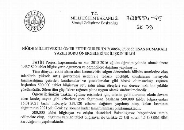 MEB’in 'Biz dağıtıyoruz' dediği tabletlerin parası AB'den - Resim : 1