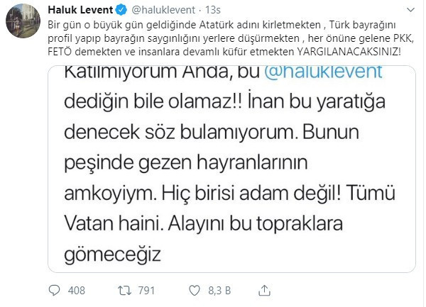 Haluk Levent: Bir gün herkese FETÖ, PKK demekten yargılanacaksınız - Resim : 1
