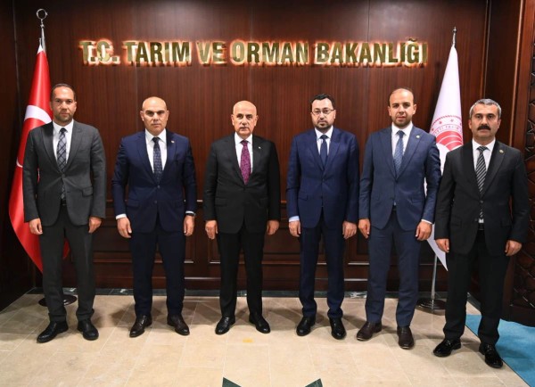 Valiler, AKP'li yöneticilerle birlikte bakanları ziyaret etti - Resim : 3