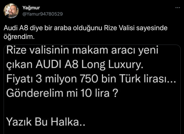 Rize Valisi’nin lüks arabası sosyal medyada gündem oldu - Resim : 4