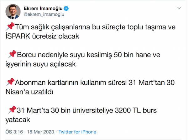 İmamoğlu koronavirüse karşı yeni kararları duyurdu - Resim : 1