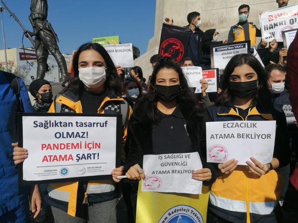 Atama bekleyen sağlıkçılar Ankara’da: Süre doldu, vaatler tutulmadı - Resim : 1
