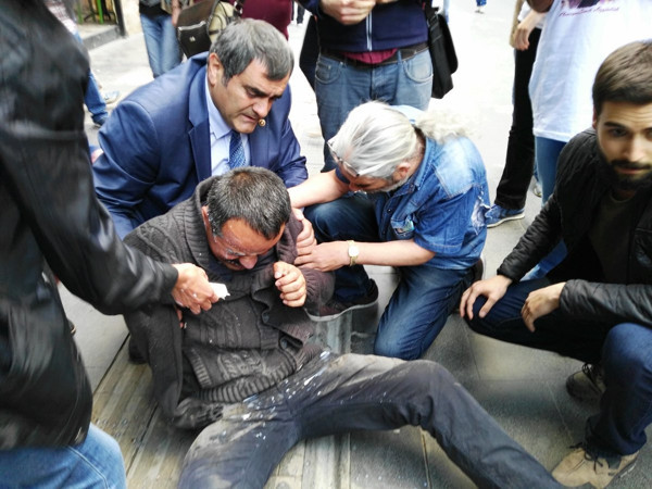 Yüksel eylemine polis saldırdı - Resim : 4