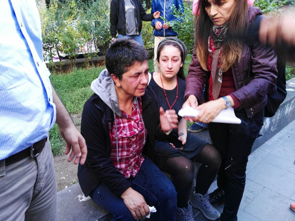 Yüksel eylemine polis saldırdı - Resim : 1