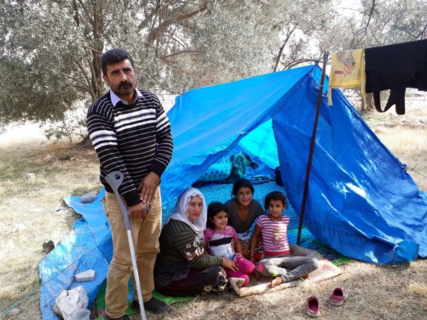 6 kişilik aile çadırda yaşam mücadelesi veriyor - Resim : 1