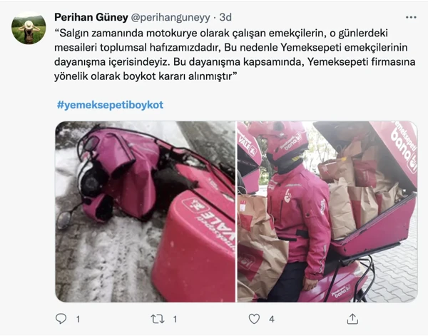 Sendikalar ve tüketicilerden Yemeksepeti’ni boykot kararı - Resim : 2