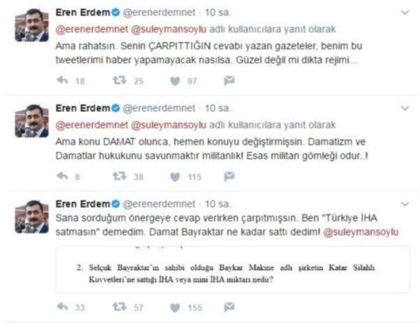 Eren Erdem'den Bakan Soylu'ya 'militan' yanıtı - Resim : 1