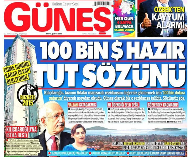 Zeynep Kılıçdaroğlu dairesini Güneş gazetesine sattı - Resim : 1