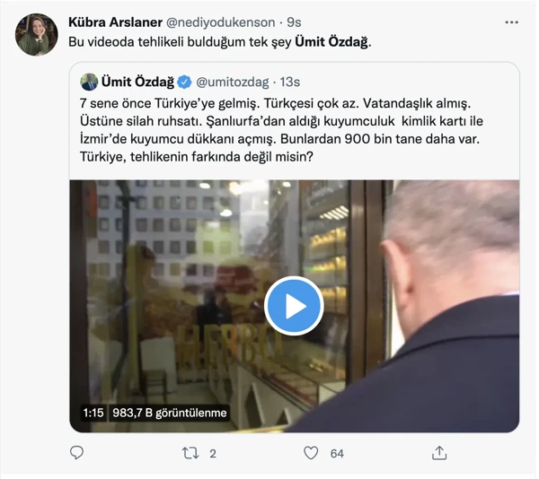 Kimlik ve ruhsat sorup Suriyeli kuyumcuyu hedef gösteren Ümit Özdağ'a tepki - Resim : 10