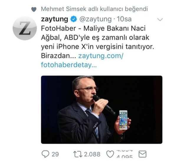 'Mehmet Şimşek bunu beğendi' - Resim : 1