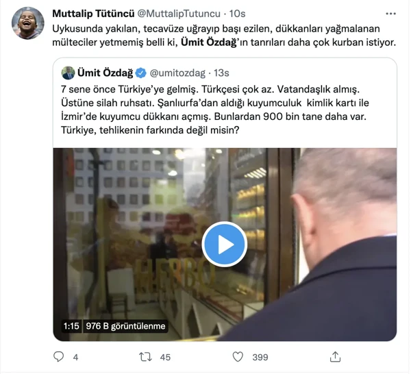 Kimlik ve ruhsat sorup Suriyeli kuyumcuyu hedef gösteren Ümit Özdağ'a tepki - Resim : 8