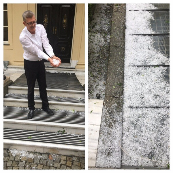 İstanbul'da dolu, sel ve yangın - Resim: 6